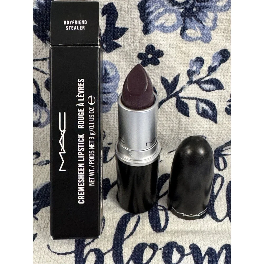 VINTAGE 2015 MAC Boyfriend Stealer Lipstick Cremesheen Dark Desires NIB A75
